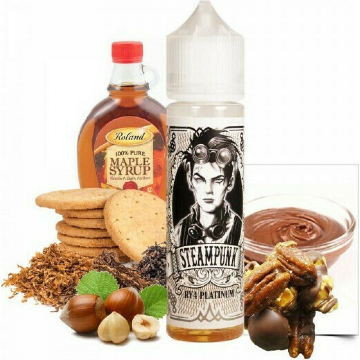 Steampunk RY4 Platinum Flavorshot 20ml/60ml Steampunk RY4 Platinum Flavorshot 20ml/60ml